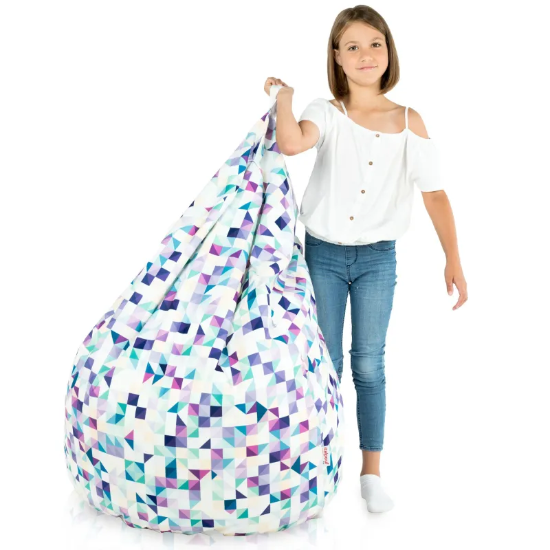 Babzsákfotel Babzsák XL Standard -Prémium Mintás Szövet – nézet 104