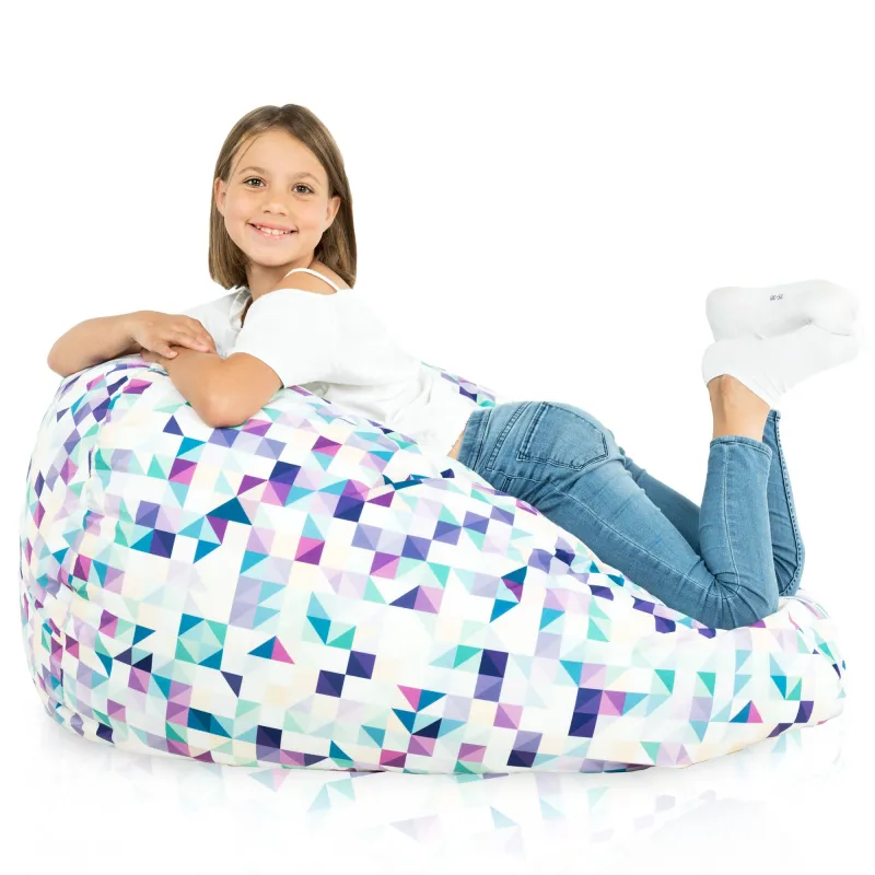 Babzsákfotel Babzsák XL Standard -Prémium Mintás Szövet – nézet 112