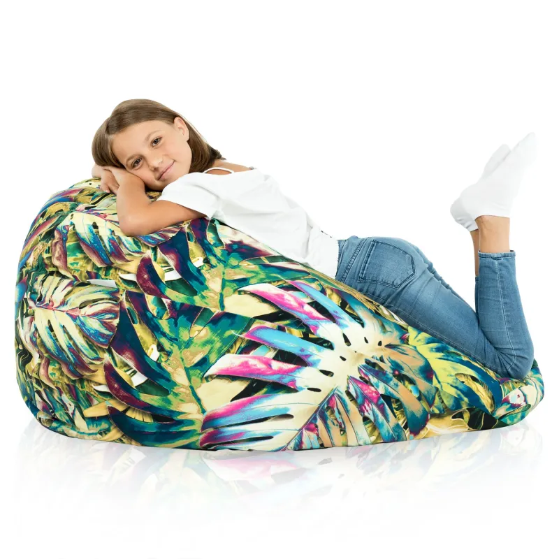 Babzsákfotel Babzsák XL Standard -Prémium Mintás Szövet – nézet 115