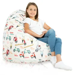 Babzsákfotel Babzsák XL Standard -Prémium Mintás Szövet – nézet 83