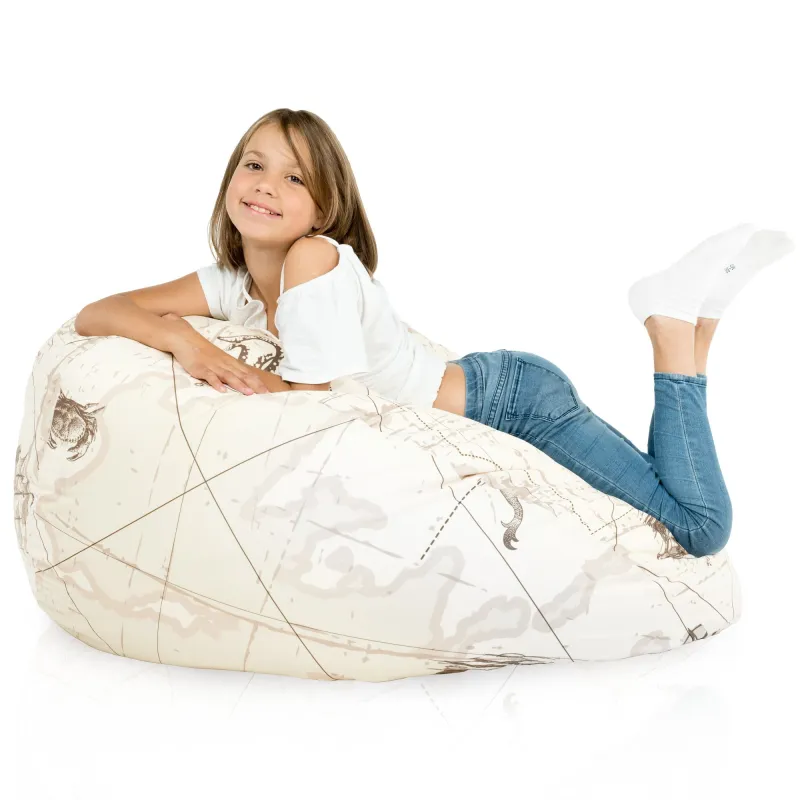 Babzsákfotel Babzsák XL Standard -Prémium Mintás Szövet – nézet 111