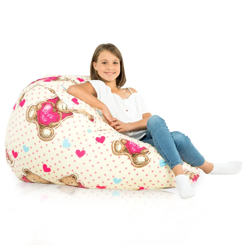Babzsákfotel Babzsák XL Standard -Prémium Mintás Szövet – nézet 101