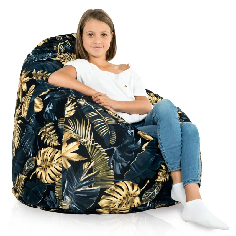 Babzsákfotel Babzsák XL Standard -Prémium Mintás Szövet – nézet 70