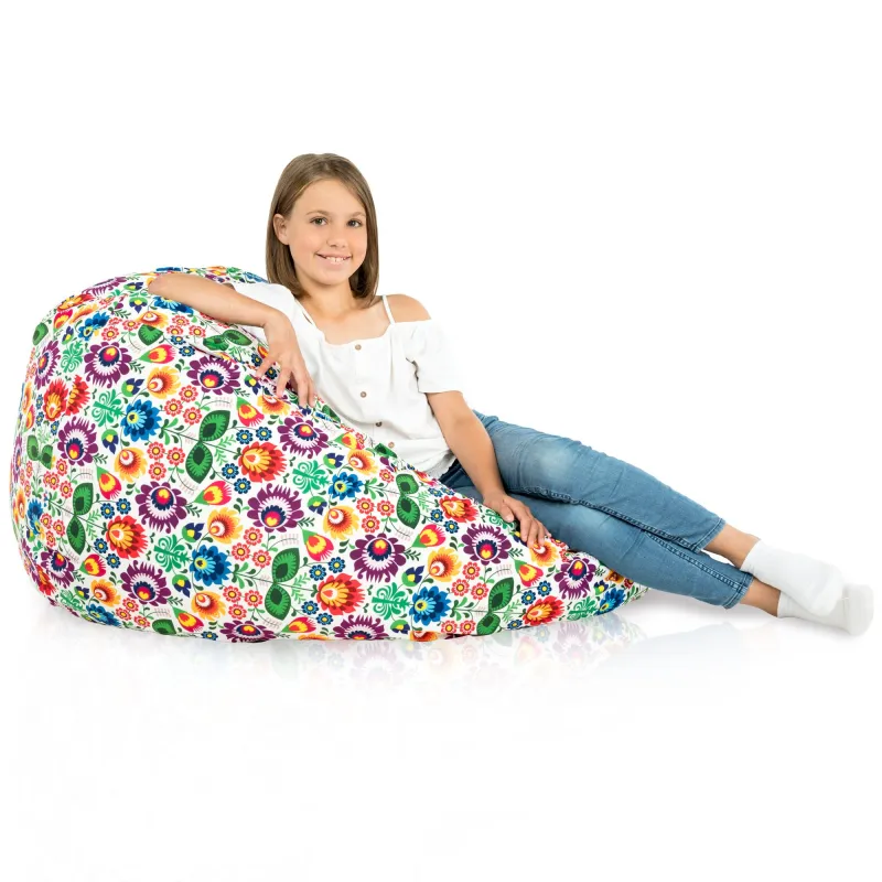 Babzsákfotel Babzsák XL Standard -Prémium Mintás Szövet – nézet 94