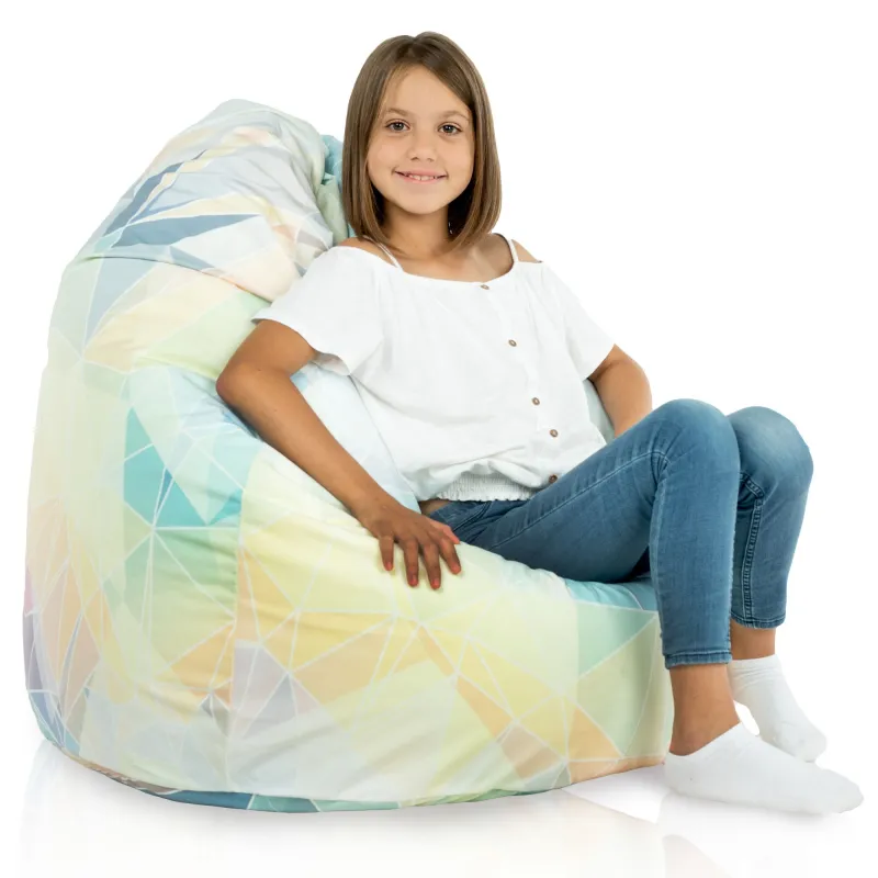 Babzsákfotel Babzsák XL Standard -Prémium Mintás Szövet – nézet 64
