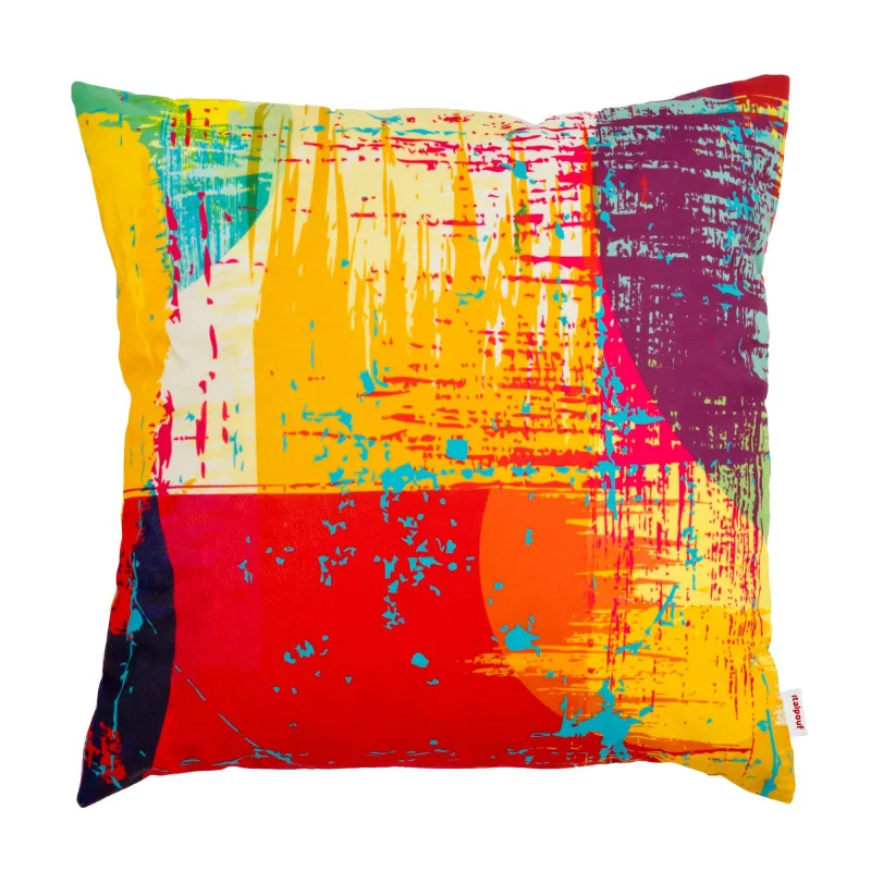 Négyzet alakú díszpárna 45x45 cm - Prémium Mintás Szövet – nézet 44