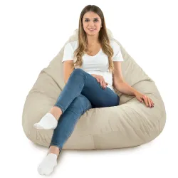 Csepp alakú Babzsákfotel Babzsák XXL Drop - Puha Bársony