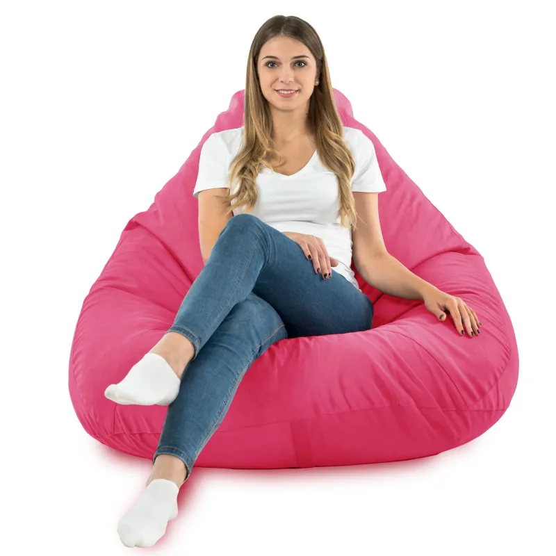 Csepp alakú Babzsákfotel Babzsák XXL Drop - Puha Bársony – nézet 70
