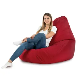 Csepp alakú Babzsákfotel Babzsák XXL Drop - Puha Bársony – nézet 32