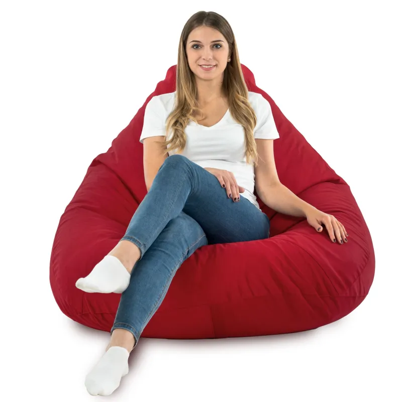 Csepp alakú Babzsákfotel Babzsák XXL Drop - Puha Bársony – nézet 72