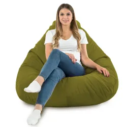 Csepp alakú Babzsákfotel Babzsák XXL Drop - Puha Bársony – nézet 73
