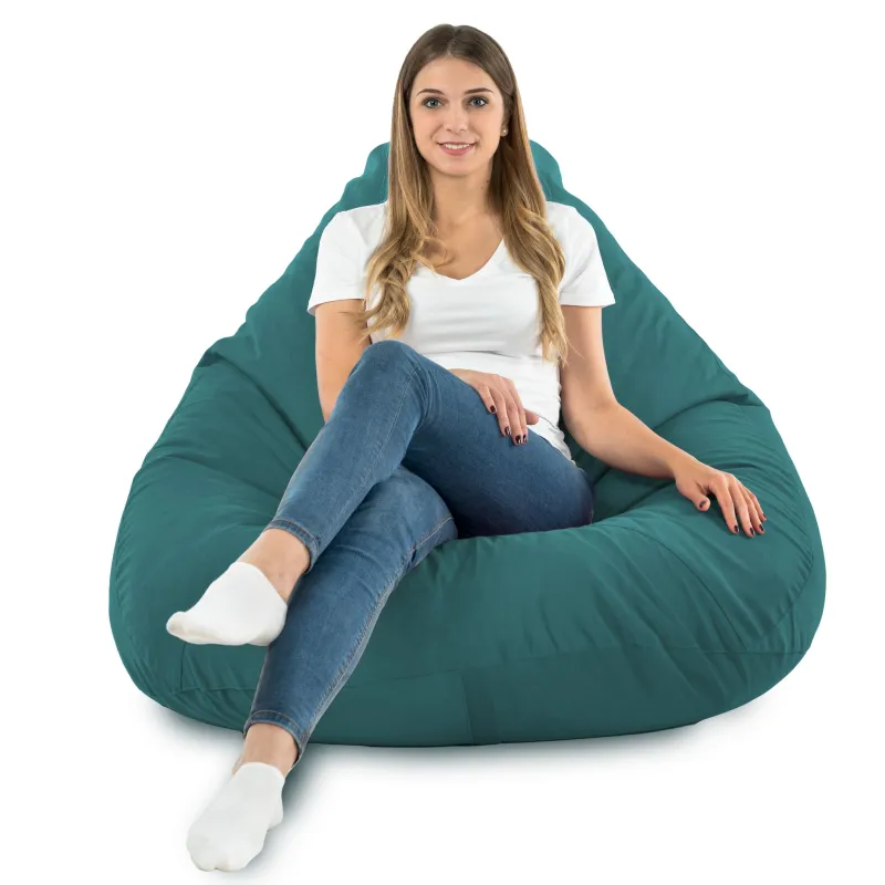Csepp alakú Babzsákfotel Babzsák XXL Drop - Puha Bársony – nézet 74