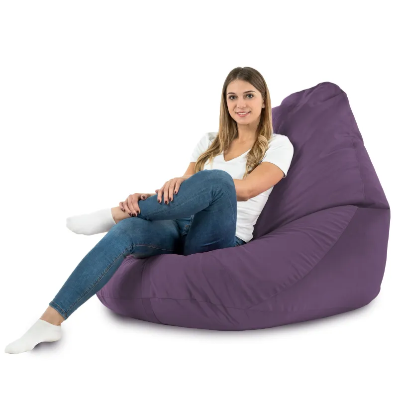 Csepp alakú Babzsákfotel Babzsák XXL Drop - Puha Bársony – nézet 35