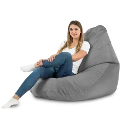 Csepp alakú Babzsákfotel Babzsák XXL Drop - Puha Bársony – nézet 36