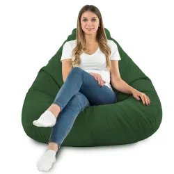 Csepp alakú Babzsákfotel Babzsák XXL Drop - Puha Bársony – nézet 79