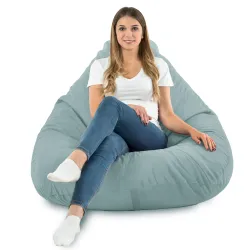 Csepp alakú Babzsákfotel Babzsák XXL Drop - Puha Bársony – nézet 63