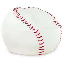 Babzsákfotel Baseball Ülőbútor Műbőr