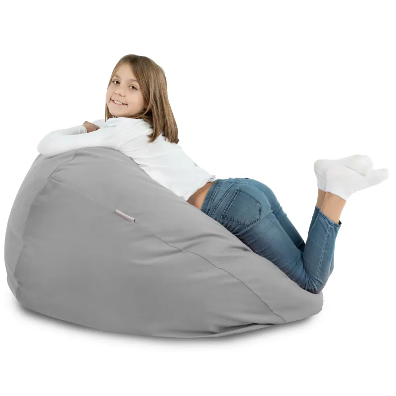 Babzsákfotel Babzsák XL Standard - Puha Bársony – nézet 60