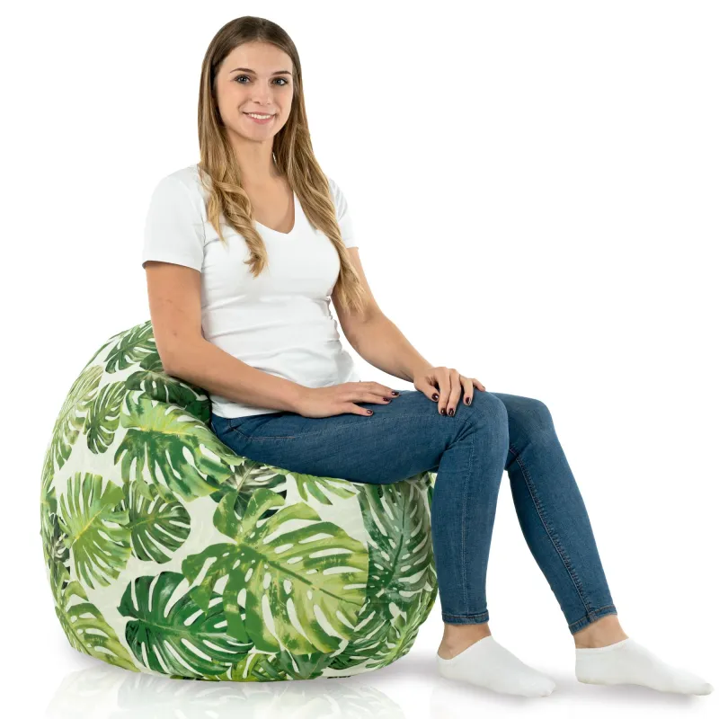 Kerek Babzsák Padlópárna - Outdoor Pro Kültéri Vízálló – nézet 4