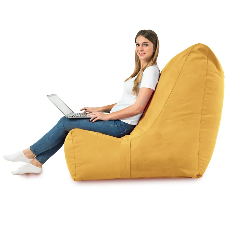 Prémium relax Babzsákfotel Babzsák XXL Disinto - Puha Bársony – nézet 45