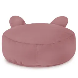 Kerek lábtartó puff Gyerek Teddy - Puha Bársony – nézet 20