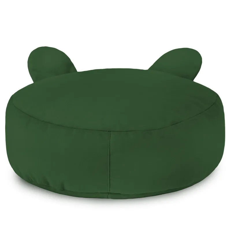 Kerek lábtartó puff Gyerek Teddy - Puha Bársony – nézet 24