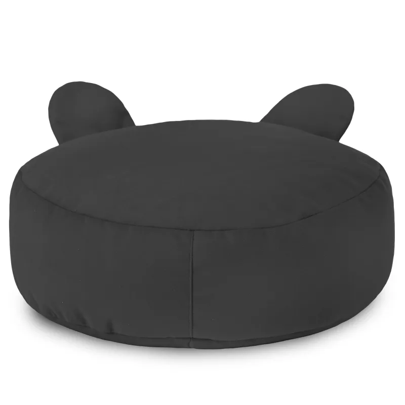 Kerek lábtartó puff Gyerek Teddy - Puha Bársony – nézet 31