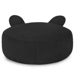 Kerek lábtartó puff Gyerek Teddy - Puha Bársony – nézet 32