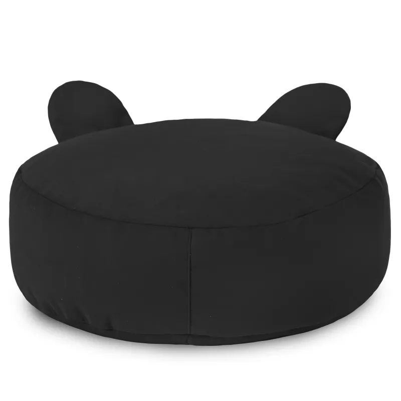 Kerek lábtartó puff Gyerek Teddy - Puha Bársony – nézet 32