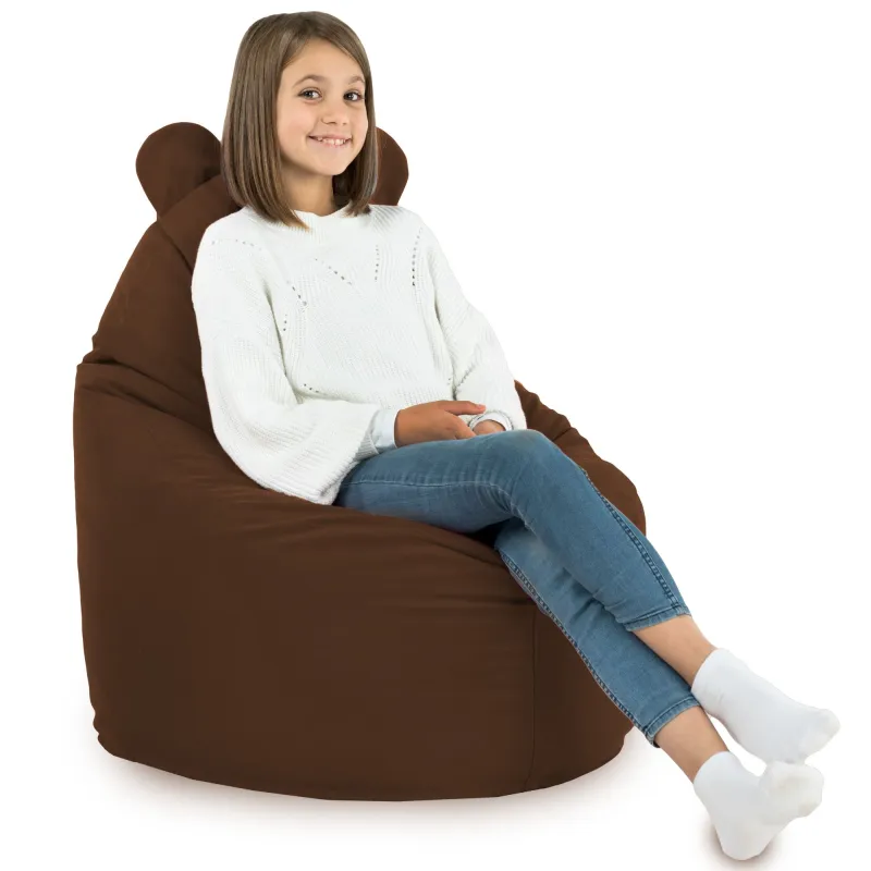 Gyerek Babzsákfotel Babzsák Teddy - Puha Bársony – nézet 33