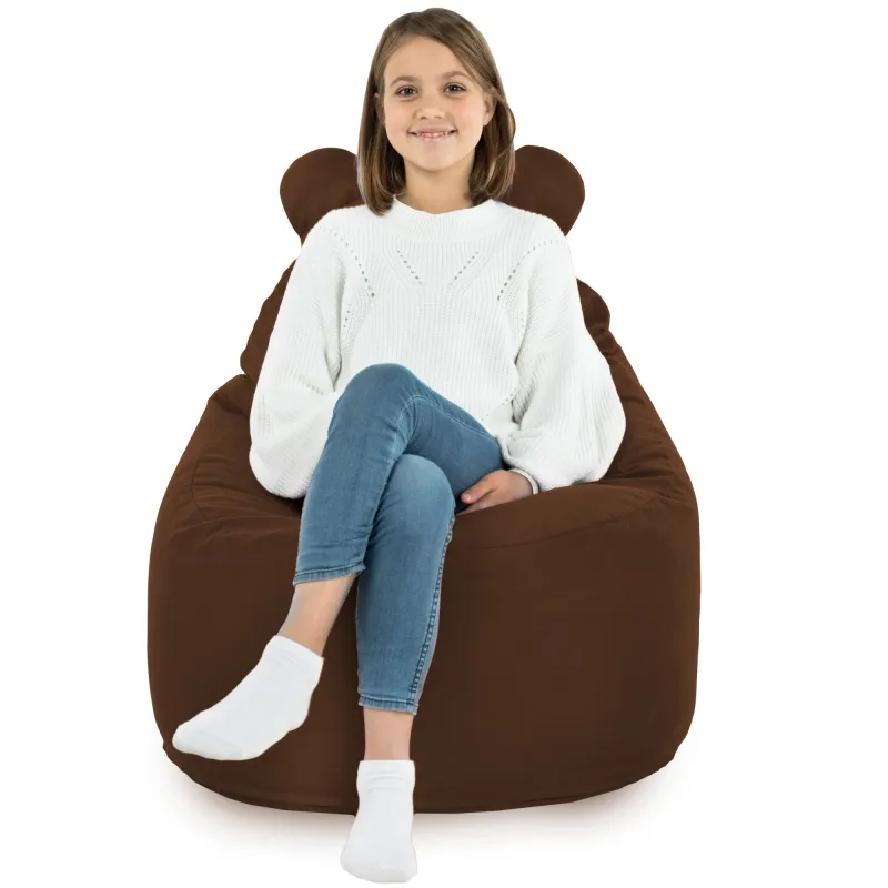 Gyerek Babzsákfotel Babzsák Teddy - Puha Bársony – nézet 49