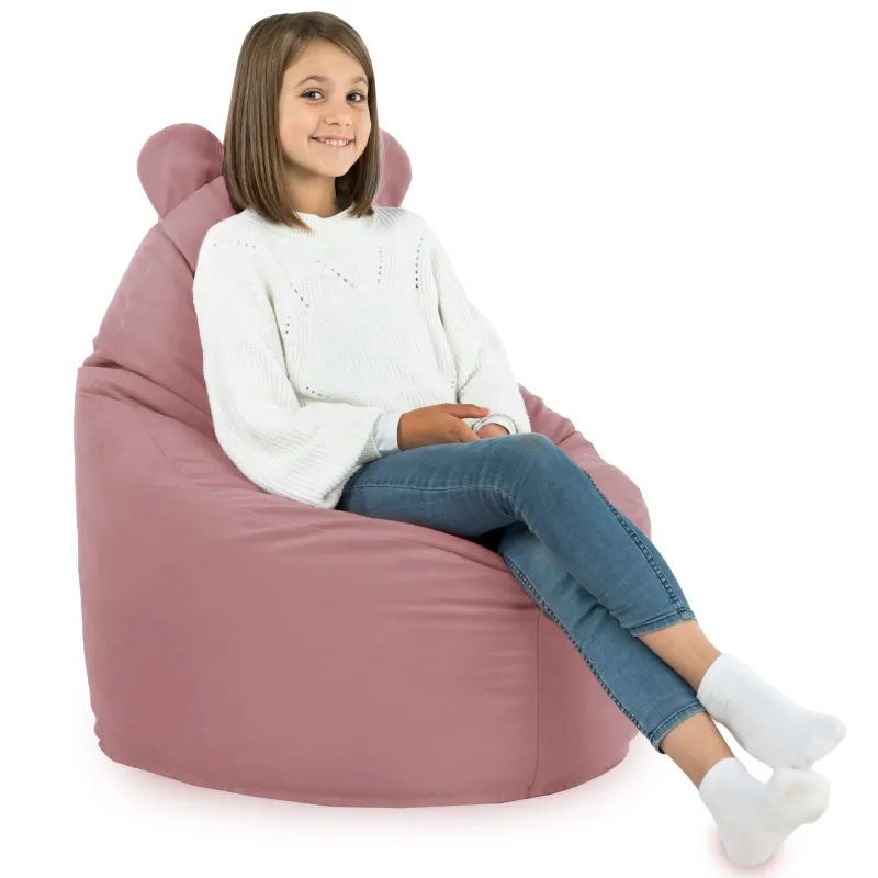 Gyerek Babzsákfotel Babzsák Teddy - Puha Bársony – nézet 35