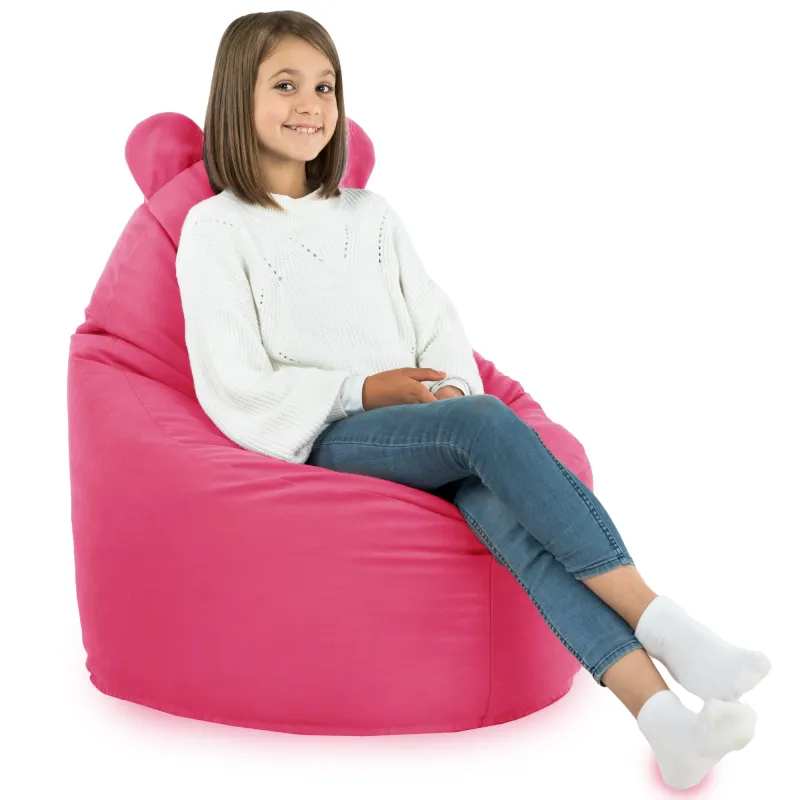 Gyerek Babzsákfotel Babzsák Teddy - Puha Bársony – nézet 36
