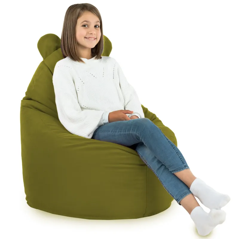 Gyerek Babzsákfotel Babzsák Teddy - Puha Bársony – nézet 38