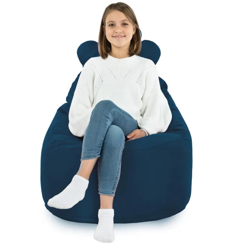Gyerek Babzsákfotel Babzsák Teddy - Puha Bársony – nézet 58