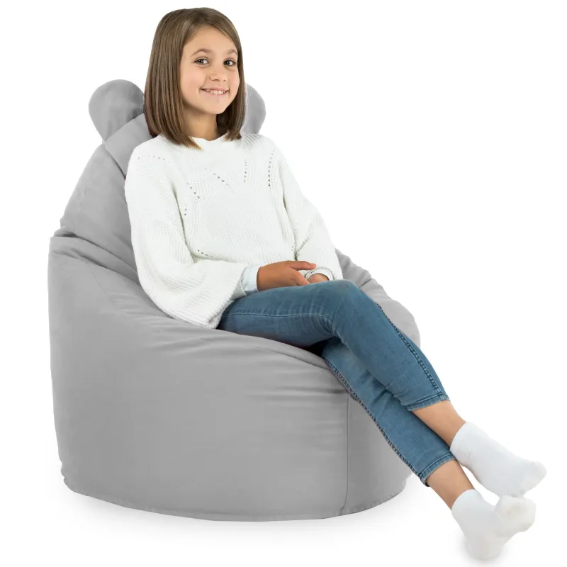 Gyerek Babzsákfotel Babzsák Teddy - Puha Bársony – nézet 44