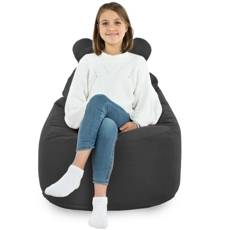 Gyerek Babzsákfotel Babzsák Teddy - Puha Bársony – nézet 62