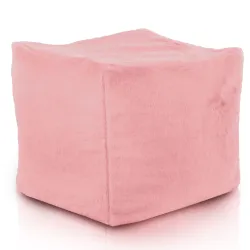 Négyzet alakú puff Kocka - Yeti Műszőrme