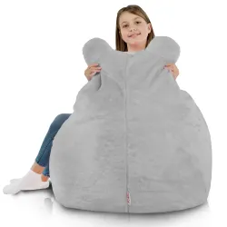 Gyerek Babzsákfotel Babzsák Teddy - Yeti Műszőrme – nézet 5