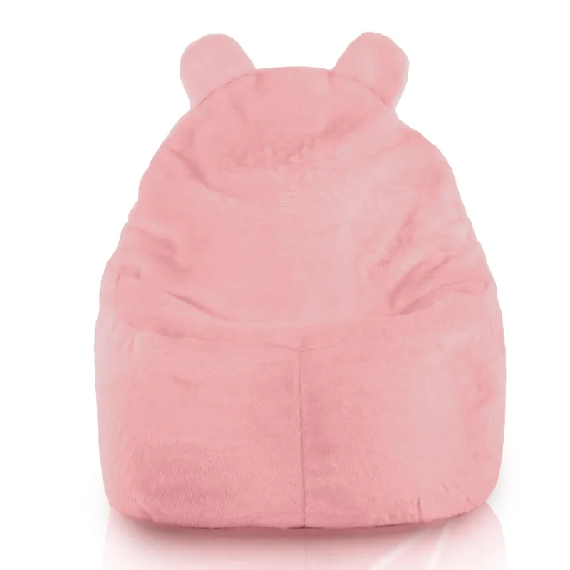 Gyerek Babzsákfotel Babzsák Teddy - Yeti Műszőrme – nézet 2