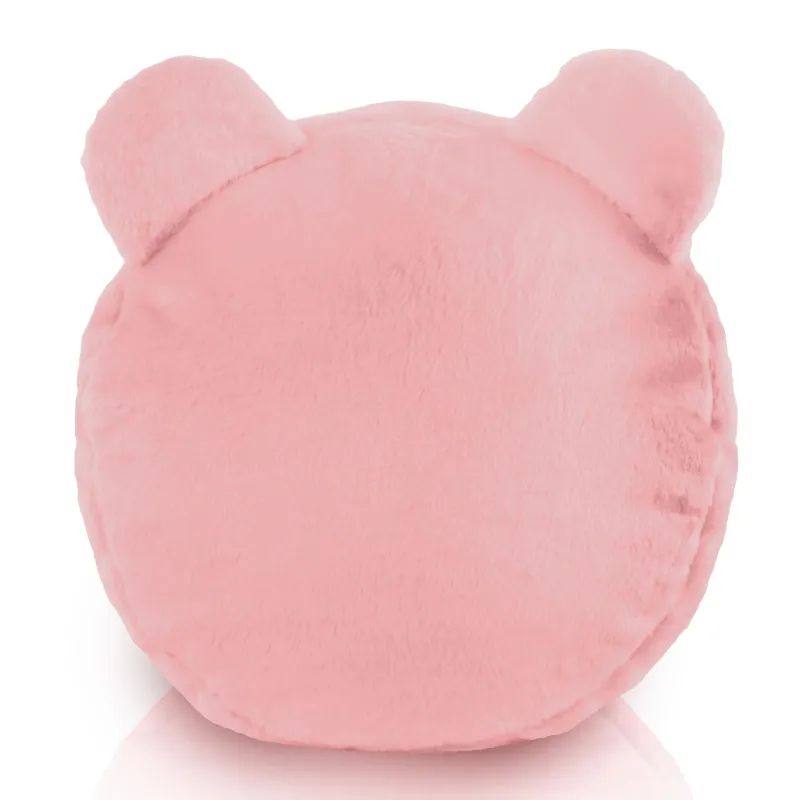 Kerek lábtartó puff Gyerek Teddy - Yeti Műszőrme – nézet 2