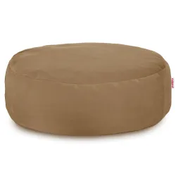 Kerek lábtartó puff - Puha Bársony