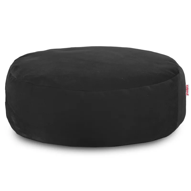 Kerek lábtartó puff - Puha Bársony