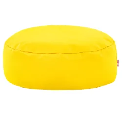 Kerek lábtartó puff - Műbőr