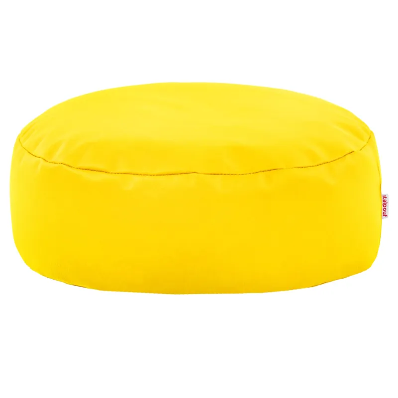 Kerek lábtartó puff - Műbőr