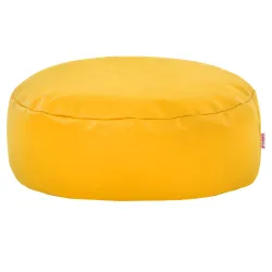 Kerek lábtartó puff - Műbőr