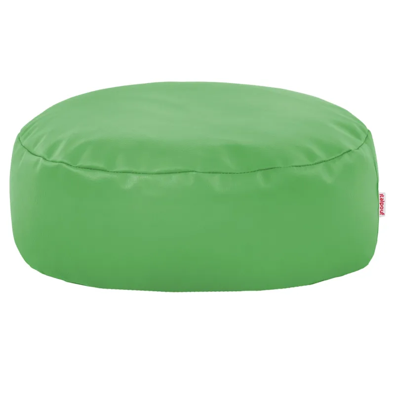 Kerek lábtartó puff - Műbőr