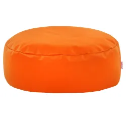 Kerek lábtartó puff - Műbőr