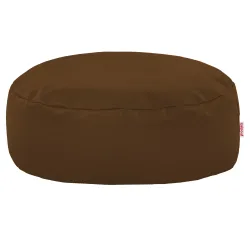 Kerek lábtartó puff - Műbőr