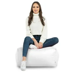 Sokoldalú fehér nylon babzsák asztal kültéri rendezvényekhez